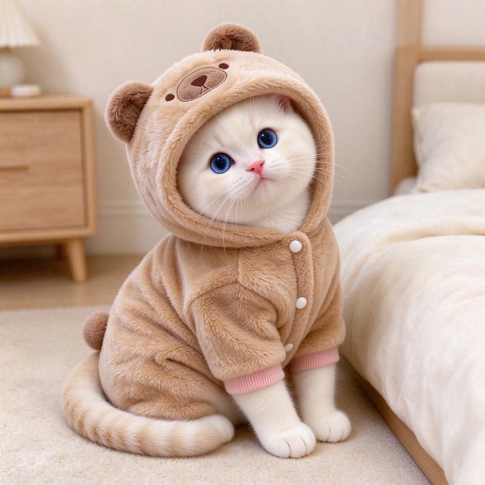 Tamecare Teddy Bear Pet Jumpsuit