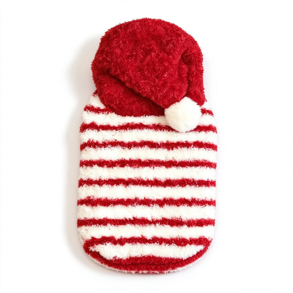 Tamecare Red Striped Knit Pet Sweater