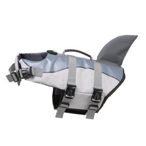 Gray Shark Fin Dog Life Jacket