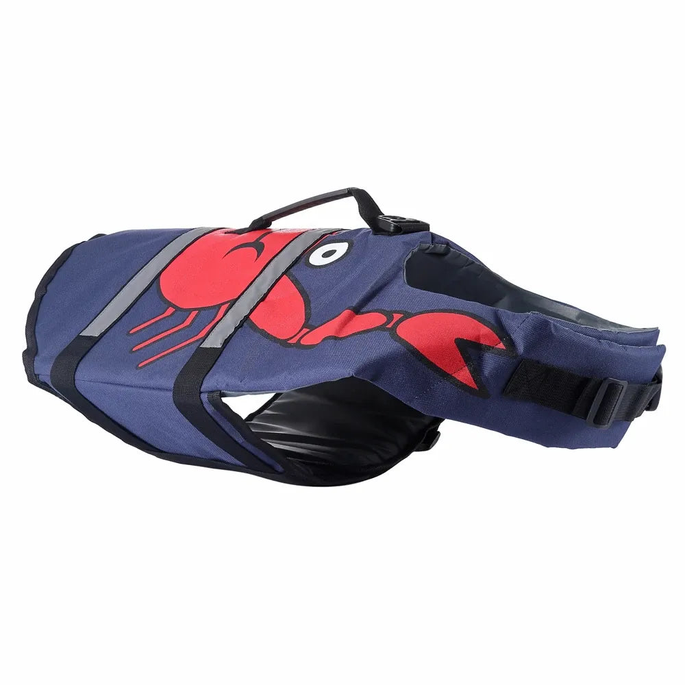 Navy Crab Dog Life Jacket