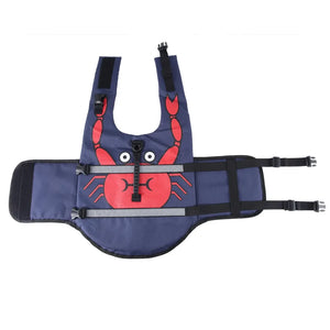 Navy Crab Dog Life Jacket