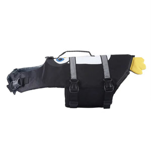 Black Penguin Dog Life Jacket