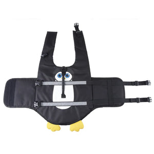 Black Penguin Dog Life Jacket