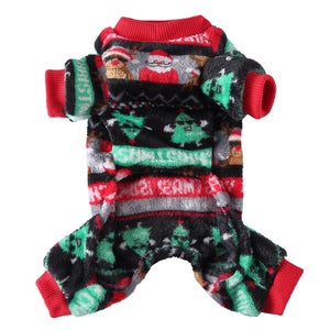 Tamecare Fuzzy Holiday Dog Jumpsuit