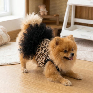 Tamecare Leopard Tutu Dog Dress