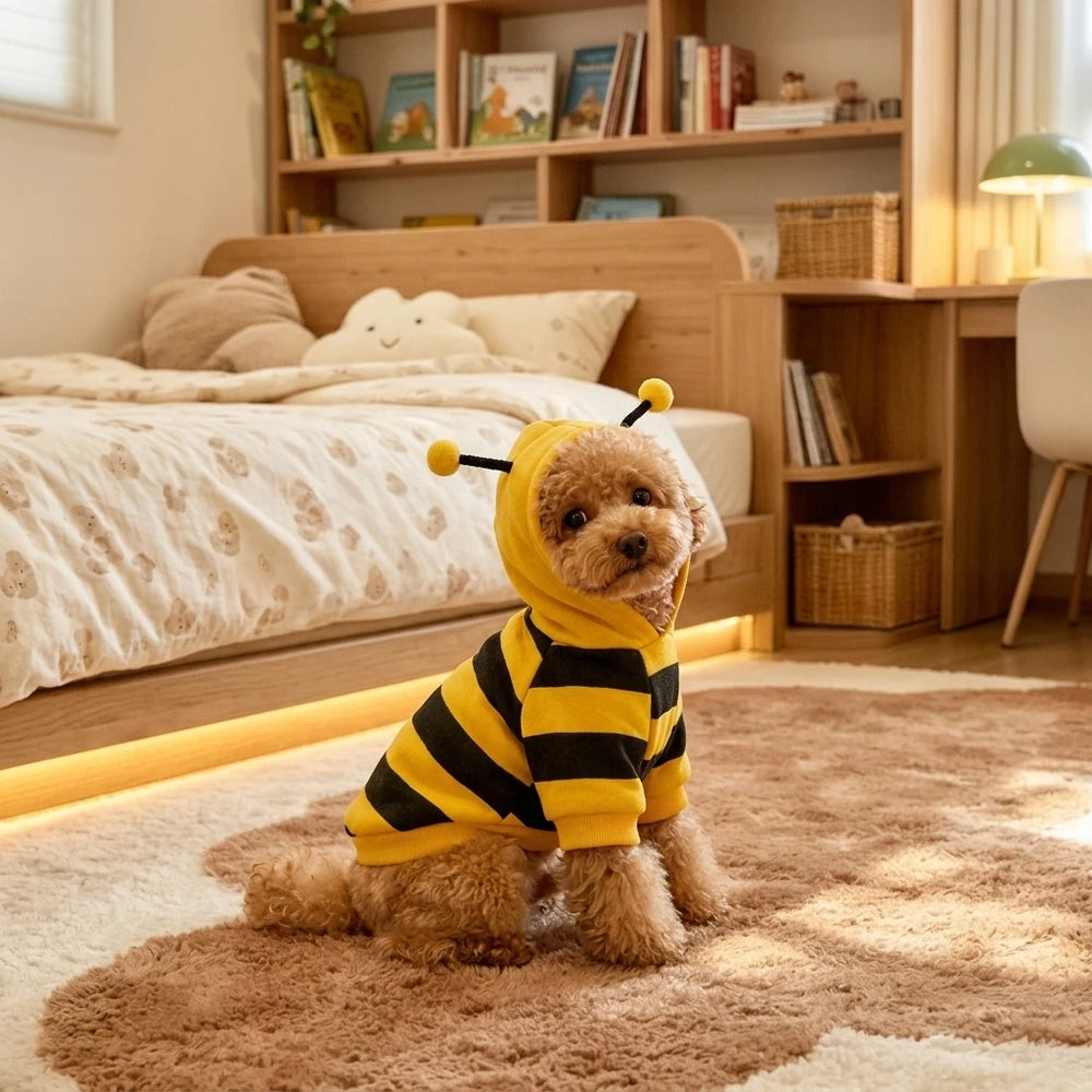 Tamecare Bee Hoodie Dog Costume
