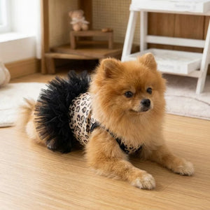 Tamecare Leopard Tutu Dog Dress