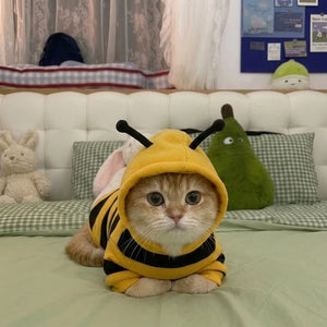 Tamecare Cozy Fleece Jumpsuit and Hood Set for Cats