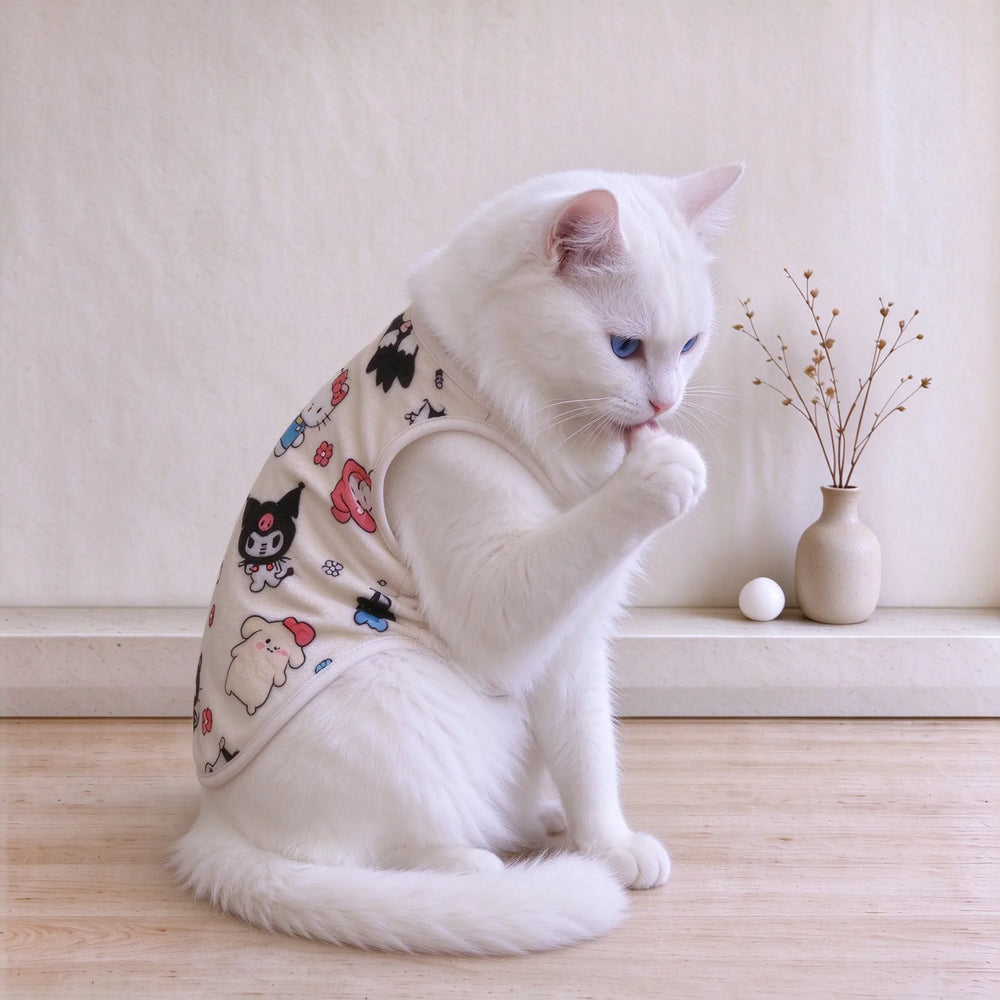 Tamecare Kuromi Printed Cat Shirt