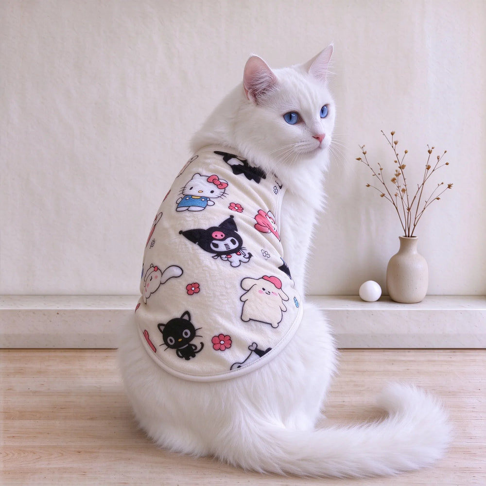 Tamecare Kuromi Printed Cat Shirt
