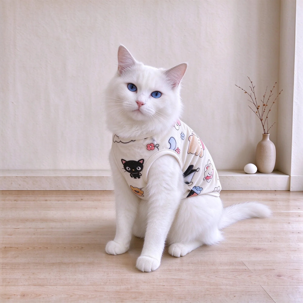 Tamecare Kuromi Printed Cat Shirt