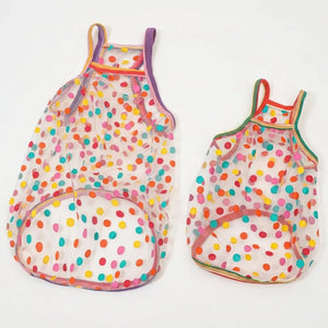 Tamecare Colorful Polka Dot Mesh Cat Vest