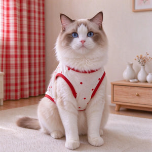Tamecare Hello Kitty Red Polka Dot Cat Shirt
