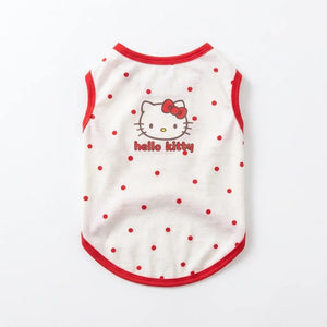 Tamecare Hello Kitty Red Polka Dot Cat Shirt